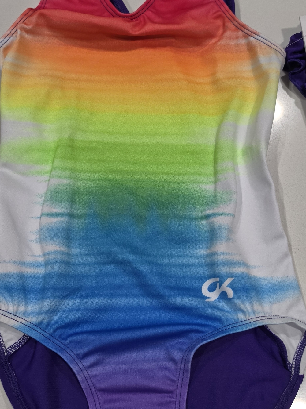 GK Girls Rainbow Gradient One-Piece Bodysuit